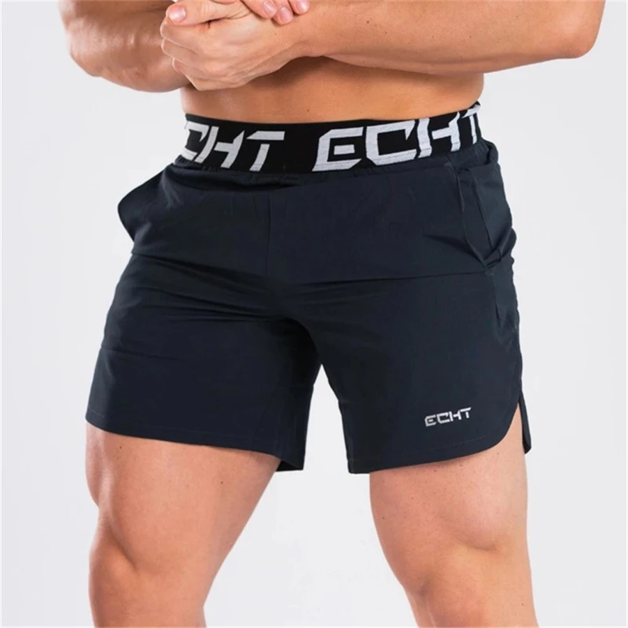 

New Men Fitness Bodybuilding Shorts Man Summer Gyms Workout Male Breathable Quick Dry Sportswear Jogger Beach Short Pants