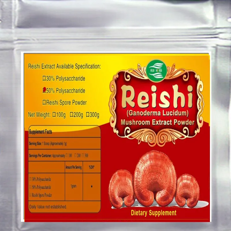 

300gram Reishi Extract Ganoderma Lucidum Extract 50% Polysaccharide 10% Triterpenoids Powder