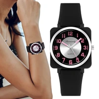 simple style women watches fashion 2022 luxury square figures dial female wristwatches casual comfort silicone strap clock gift