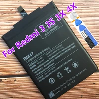 new original real 4000mah bm47 battery for xiaomi redmi 3 3s 3x redmi 4x battery bm31 for mi 3 bm32 for mi 4