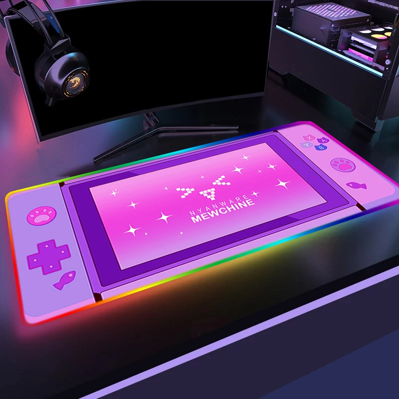 

PSP Xxl Mouse Pad Gamer RGB Gaming Pc Gamer Complete Desk Mat Gamers Accessories Table Pads Varmilo Mausepad Rug Mice Keyboards
