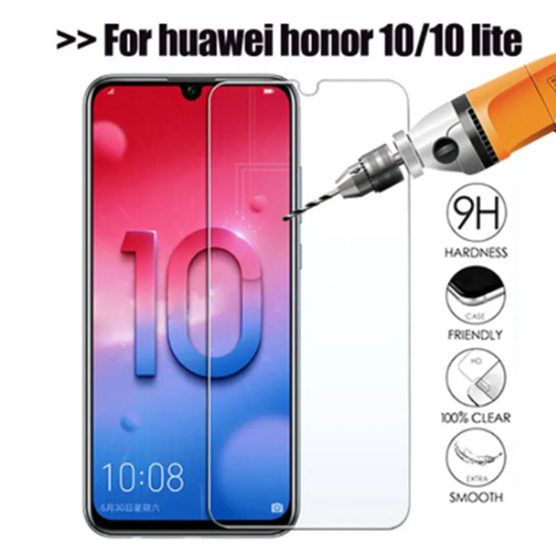 Закаленное стекло на для huawei Honor 10 9 8 lite светильник Защитная пленка экрана 8a 8x 7x 7a