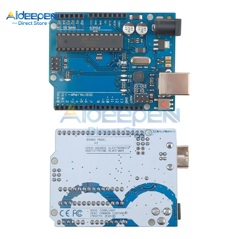 Плата микроконтроллера ATmega328P Mega328p плата Atmega16U2 совместимый модуль R3 замена CH340g