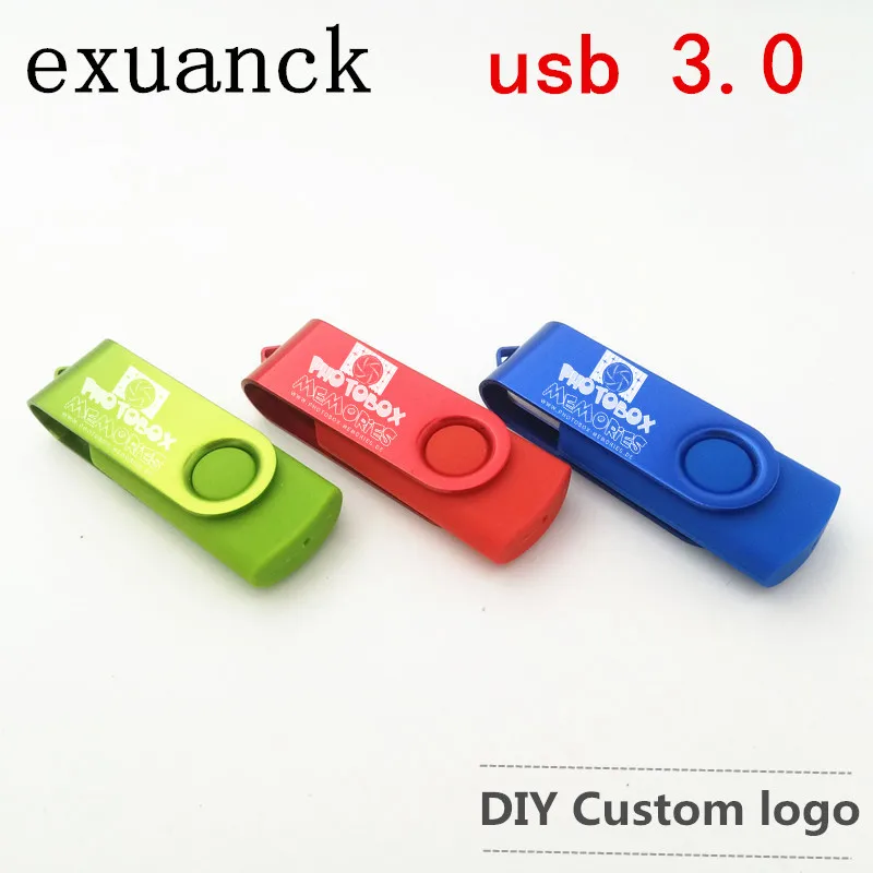 Exuanck индивидуальный логотип Usb 3 0 флеш накопитель 4 64 Гб Высокое Скорость