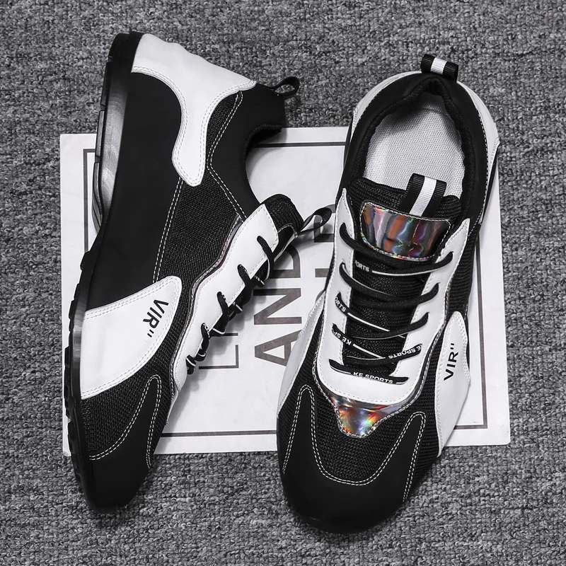 

Fashion Breathable Low-Top Sneakers 2021 Summer New Trend Wild Men's Shoes Thread Stitching Color Casual Sneakers Running Shoes