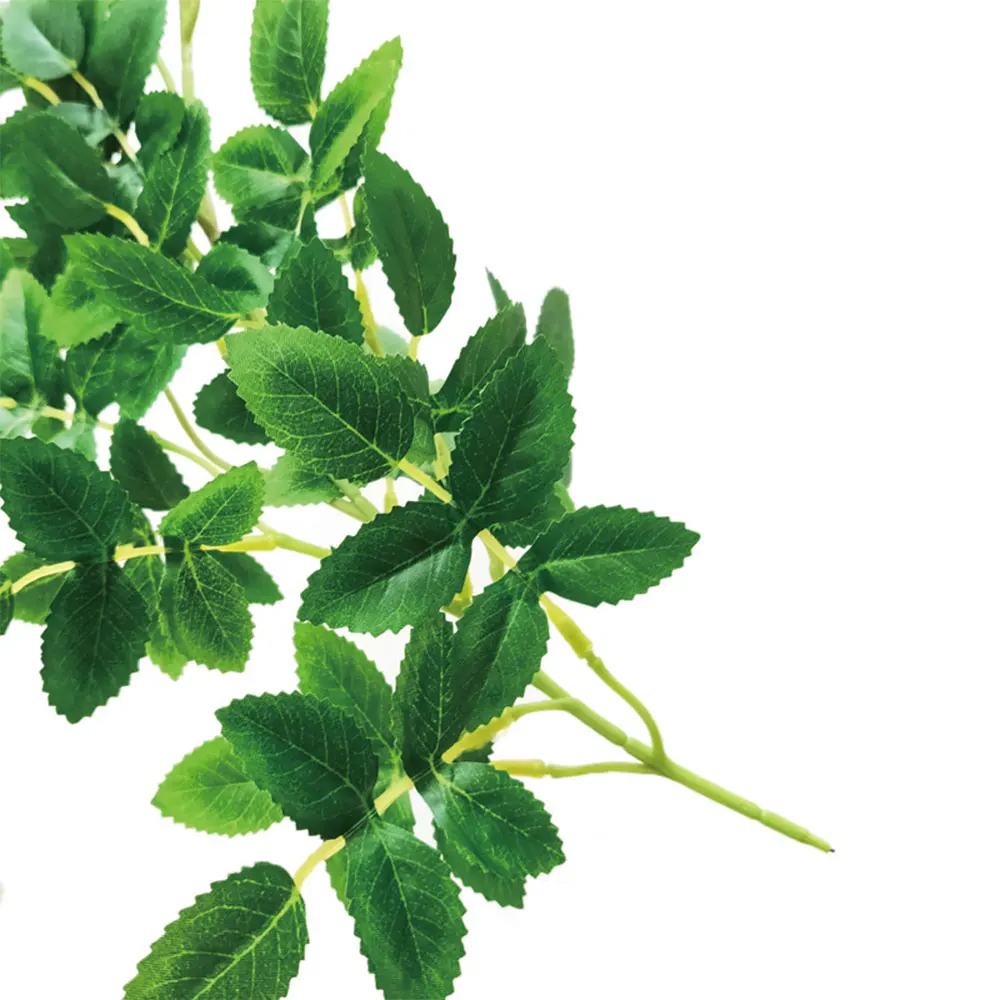 2 м искусственные лозы шелковые розы поддельные криперы зеленый лист для