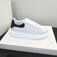 top men oversized real leather comfortable casual fashion women white pairs luxury air hole sneakers original box