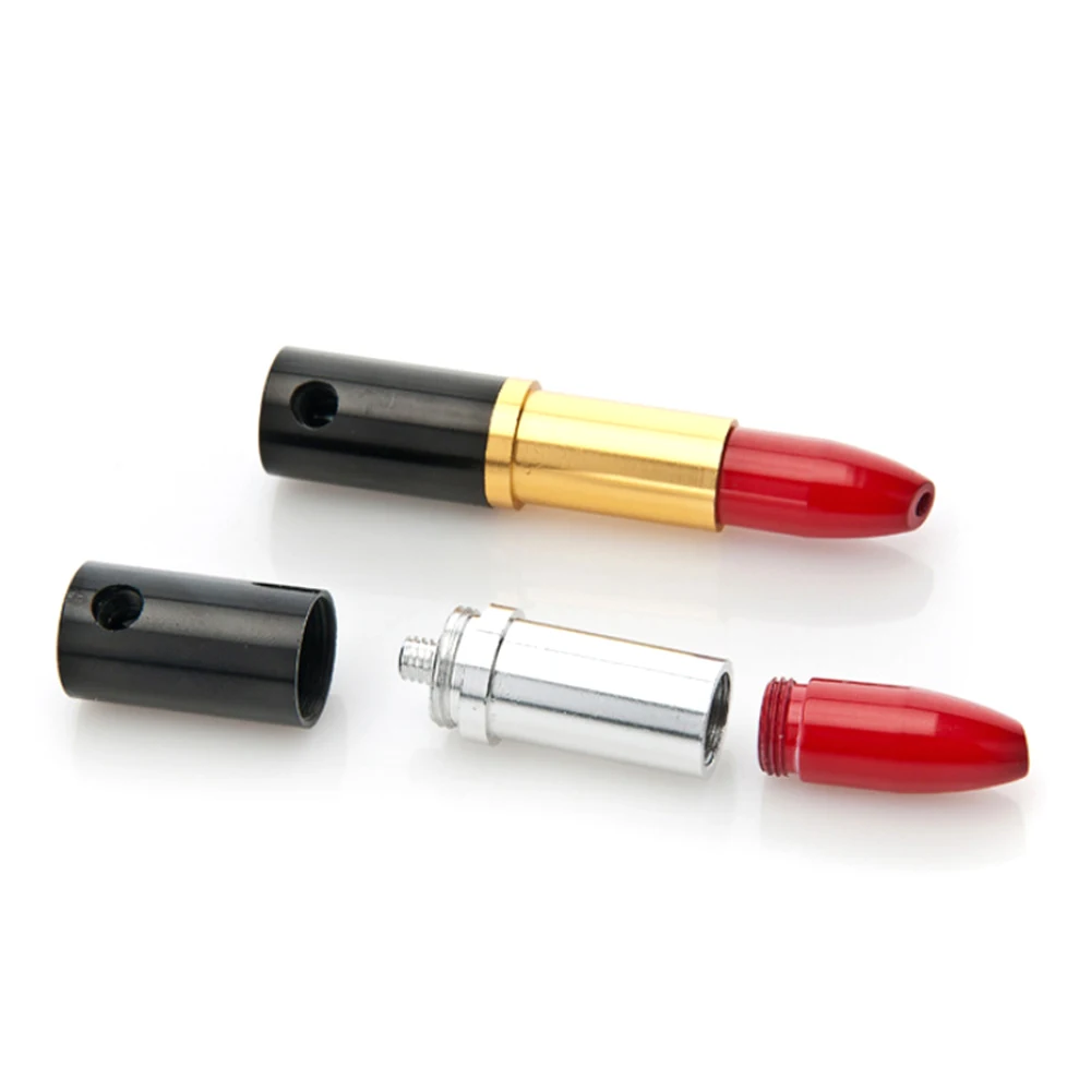 Металлические трубки для курения в форме губной помады 50 шт. аксессуары трав