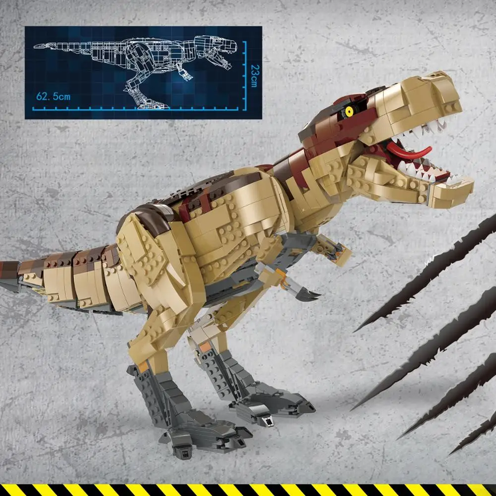 

In Stock 61001 Jurassic Park: T. rex Rampage Set Creative Toys Compatible with 75936 Kids Christmas Toys Building Blocks Bricks