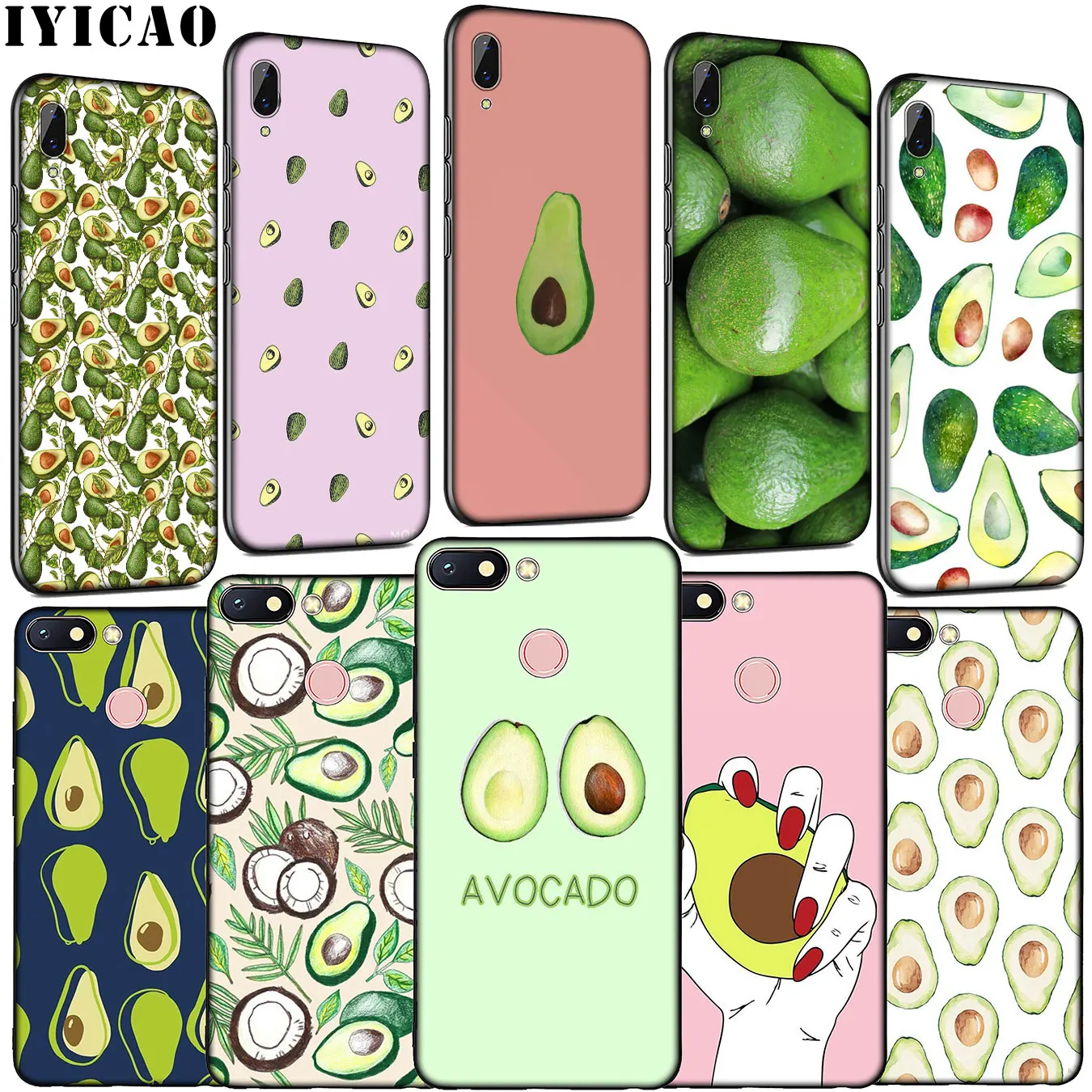 Милый мягкий силиконовый чехол авокадо для телефона Xiaomi Redmi Note 8 8T 8A 7 7A 6 6A 5 5A K30 K20 Pro