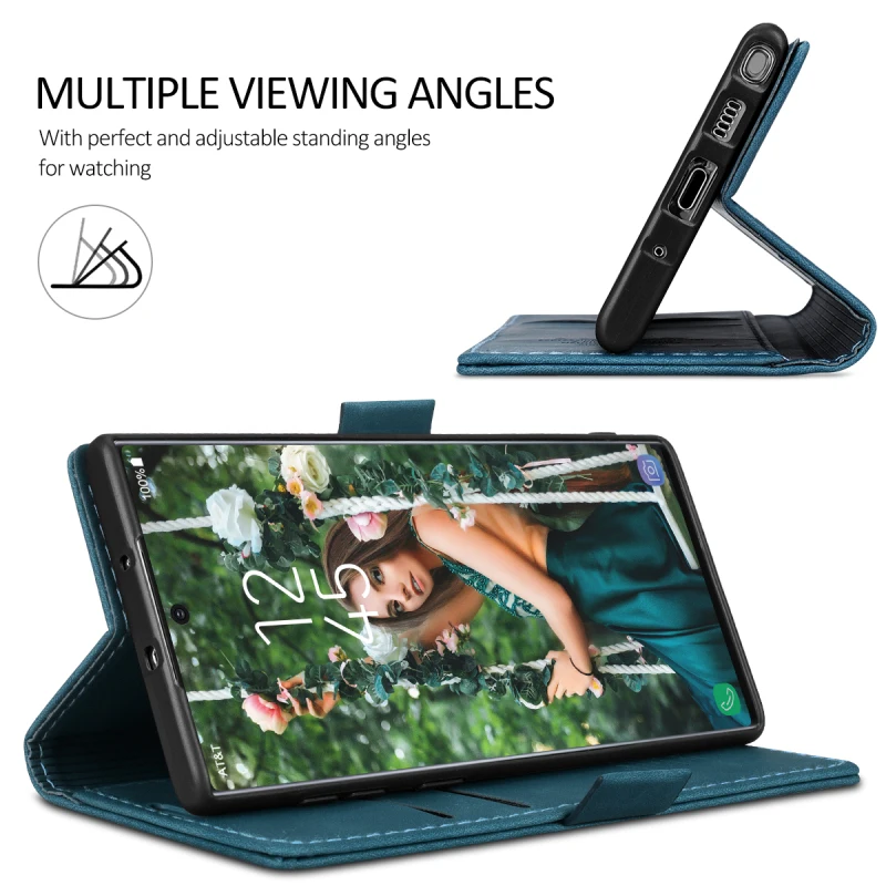 Роскошный кожаный чехол-бумажник для samsung Galaxy Note10 S10 S9 Plus S10e чехол PU флип-чехол для Galaxy A70 A50 A20e A40 чехол