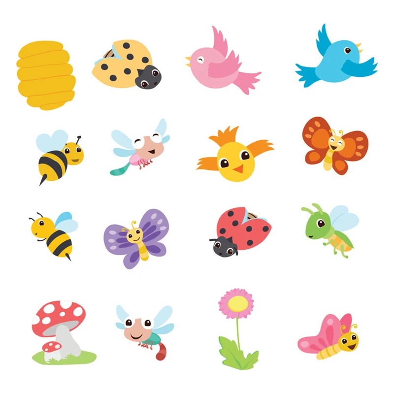 GJCrafts рождественские Летающие птицы печатки с рисунками животных девушка