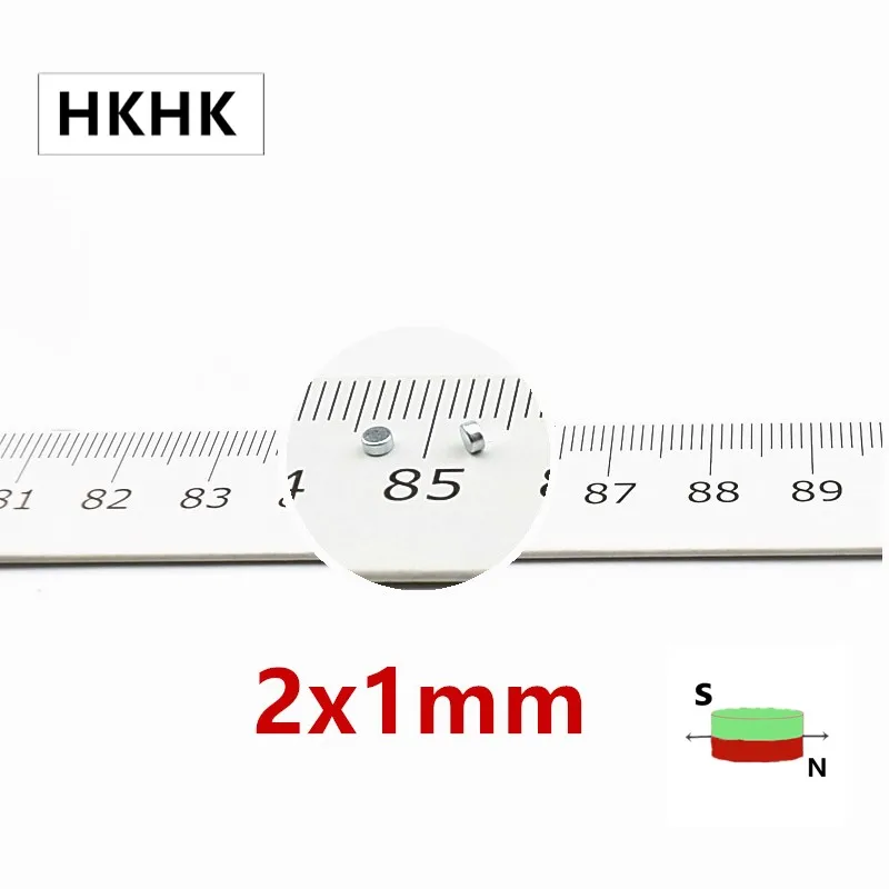 

10-10000 шт./лот дисковый магнит 2x1 N35 NdFeB магниты 2x1 неодимовый магнит 2x1