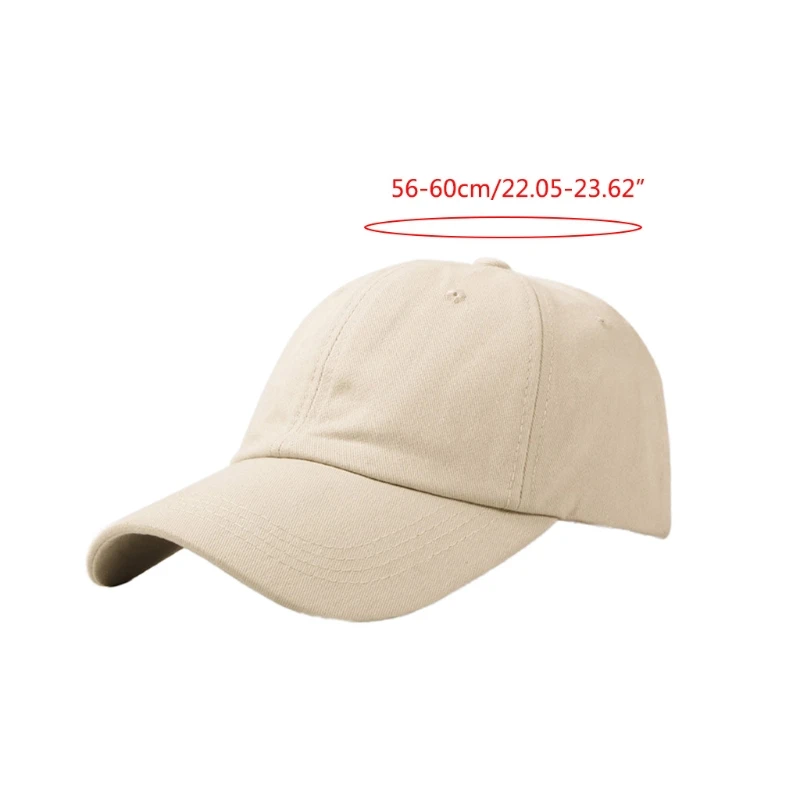 

Korean Style Unisex Cotton Baseball Cap Simple Solid Color 6-Panel Outdoor Sport Hip Hop Adjustable Snapback Trucker Hat