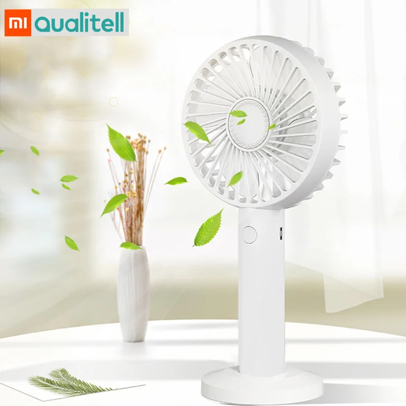 Xiaomi мини вентилятор usb зарядный регулируемая скорость 3 блока сильный ветер офис
