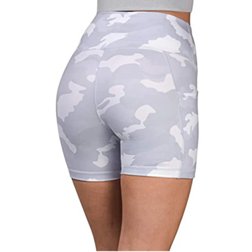 

Newest Womens High Waist Running Biker Shorts with Side Pockets Casual for Fitness Sports Promotion