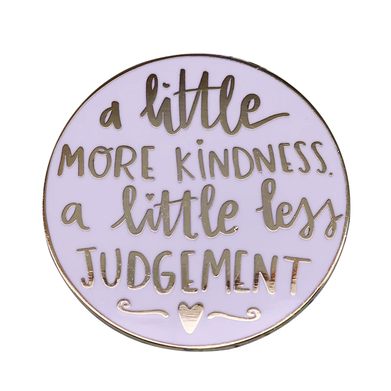 Круглая брошь с эмалью для детей и взрослых