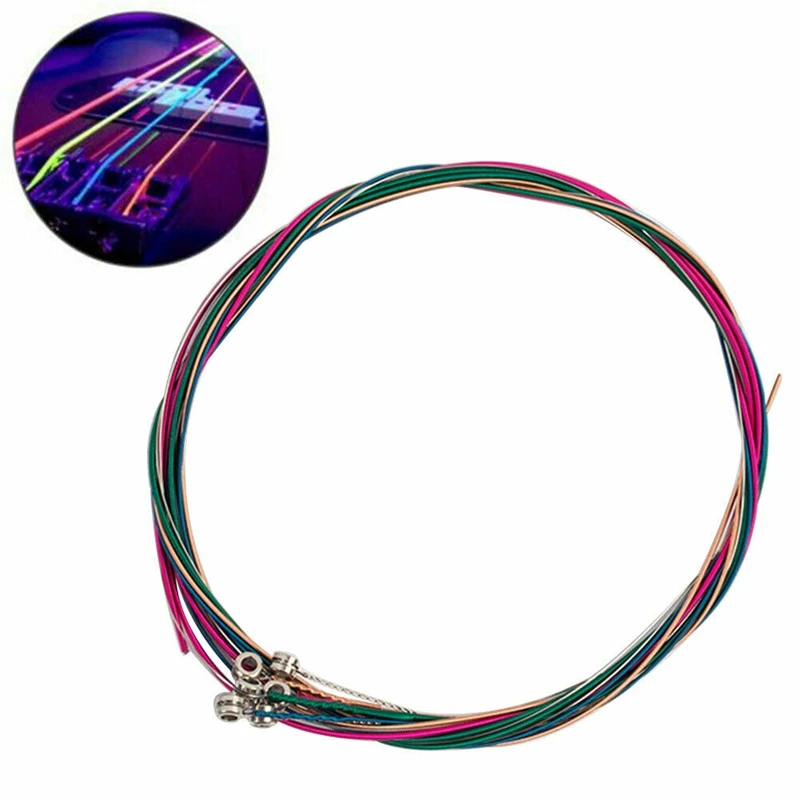 6 teilesatz akustische gitarre string ersatz stahl string für musical instruments elektrische bass gitarre zubehör free global shipping