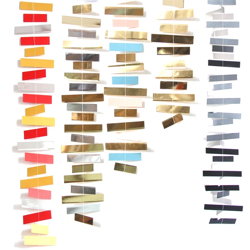 

Золотой и Серебряный креативный прямоугольный бумажный цветочный орнамент свадебное украшение на день рождения Свадебный декор для свадьбы