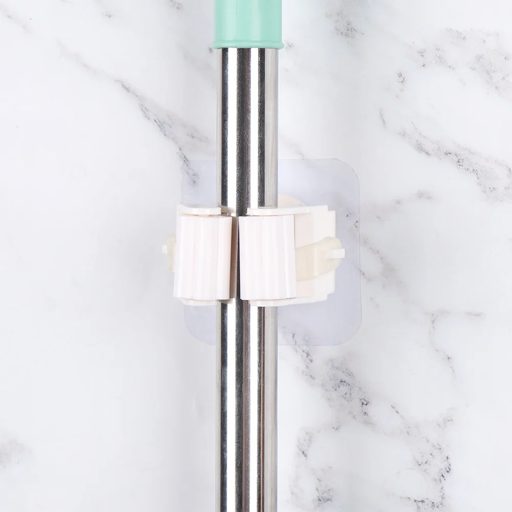 Прочный самоклеящийся настенный держатель для швабры вешалка кухонной щетки