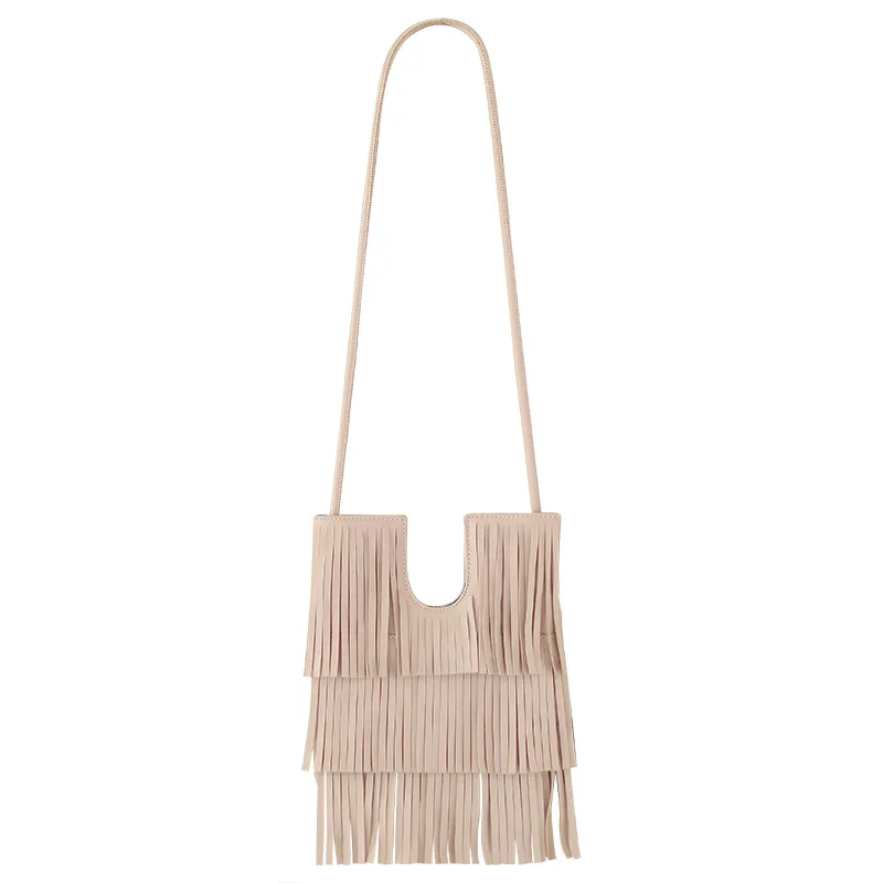 Новое поступление 2021 женская сумка-мессенджер с кисточками в стиле ретро модные