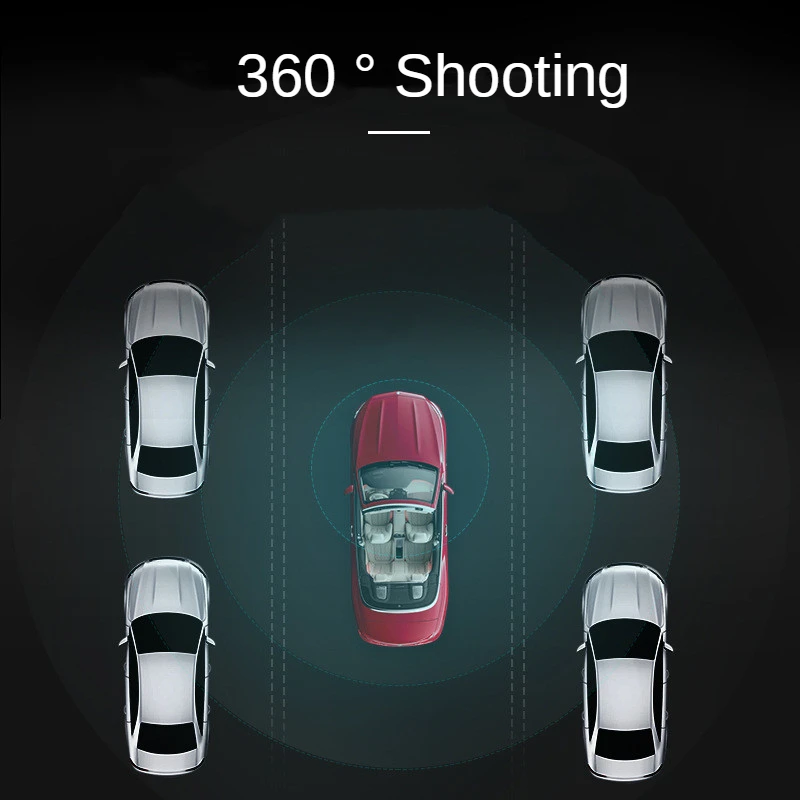 Новинка 360 Автомобильный видеорегистратор с Wi-Fi умный 2160P G-сенсор ночным видением