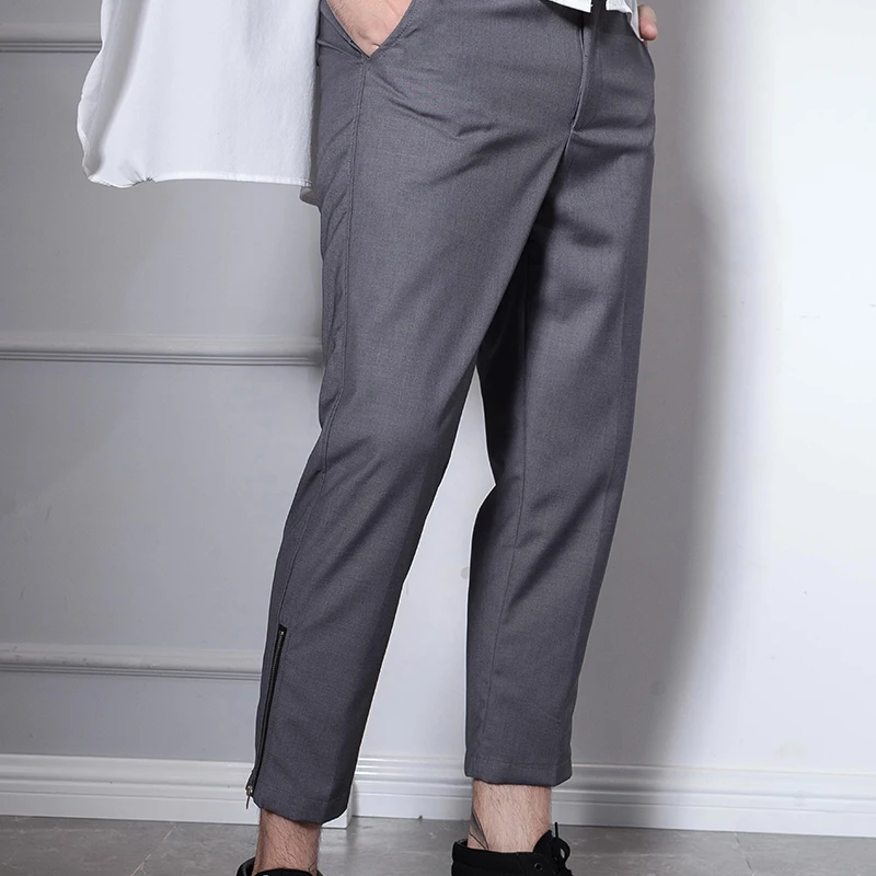 Японская и Южнокорейская версия модных мужских укороченных брюк зауженные