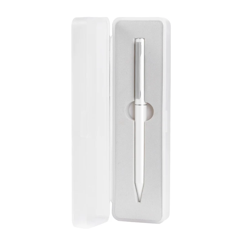 

2021 Rotate Metal Sign Pen with Refill for Xiaomi Mi Pen with PP Box 0.5MM Switzerland Blue/Black/Red Refill for Office