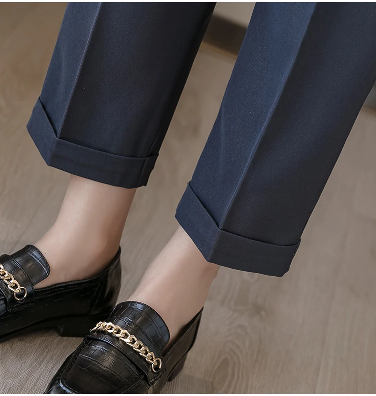 

Suit pants OL Style High Waist Women Harem Pant Sashes Work Business Trousers Casual Female Pants Pantalones Mujer Spring 251D
