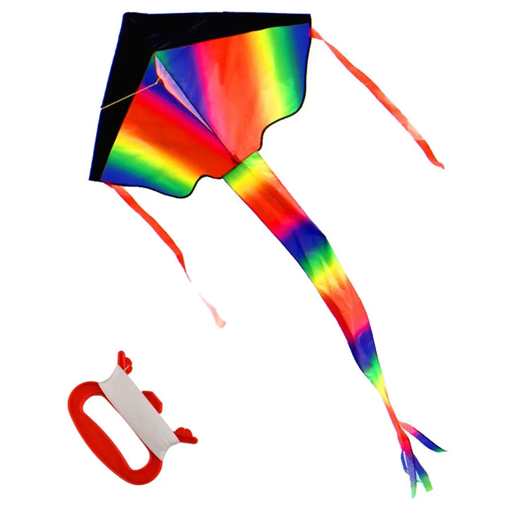 

210cm Huge Rainbow Kite Line Stunt Kids Kites Toys Kite Flying Long Tail Outdoor Fun Sports Educational Gifts Kites for Adults
