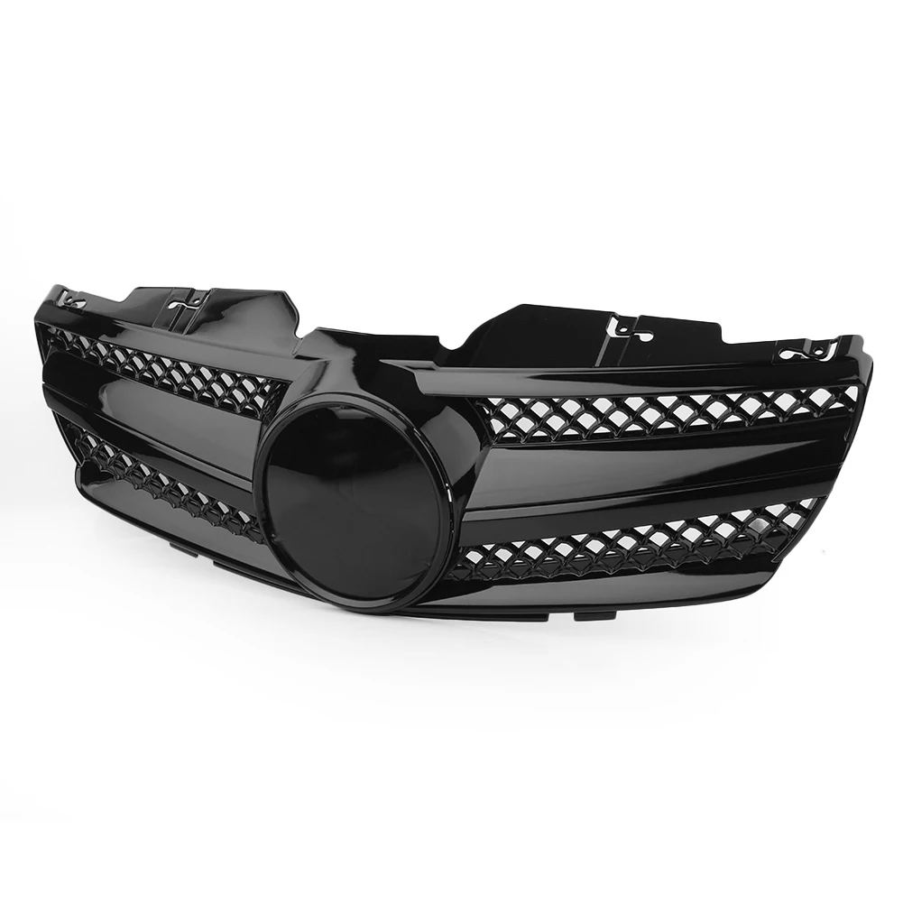 Передняя решетка автомобиля 1 плавник AMG верхняя для Mercedes Benz R230 SL Class SL500 SL600 SL55 2003