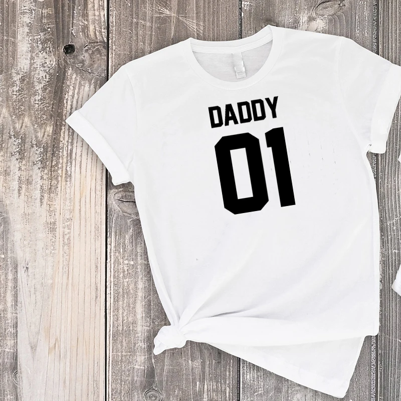 

Daddy and Me Outfits 2021 Family Matching Outfits Daddy and Daughter Shirts Letter Fashion Kids Clothes Mommy and Me New
