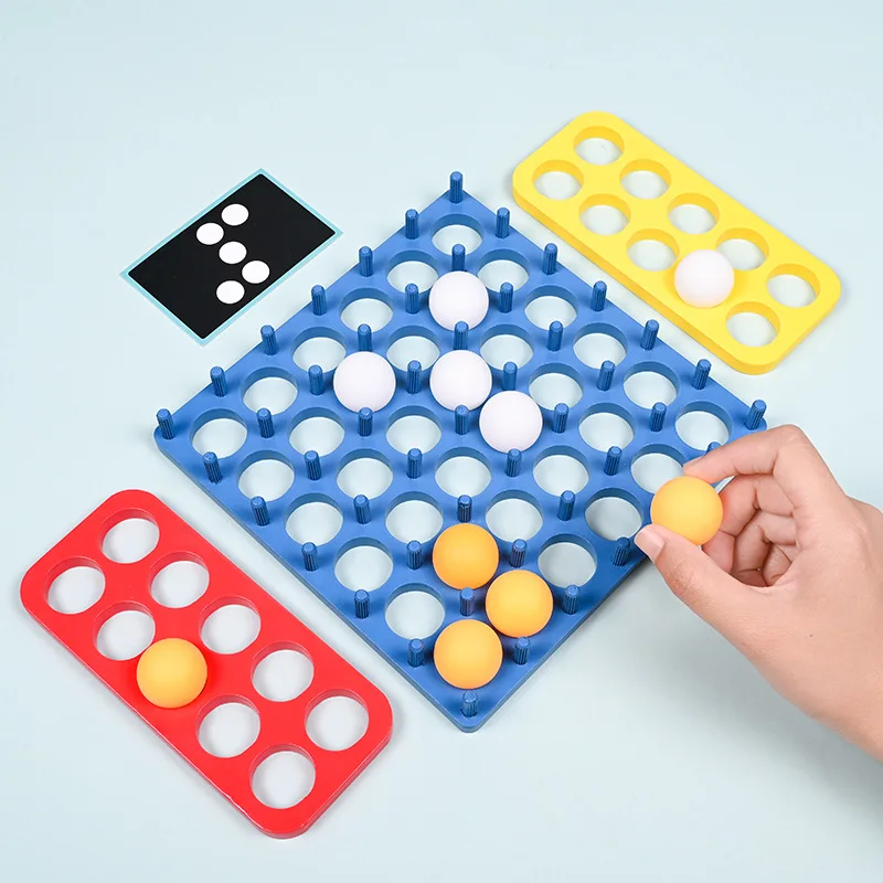 

Деревянная база, Веселая игра-пинбол, детская головоломка, тренировка для координации рук и глаз, маленькие Мячи для пинг-понга, интерактивн...