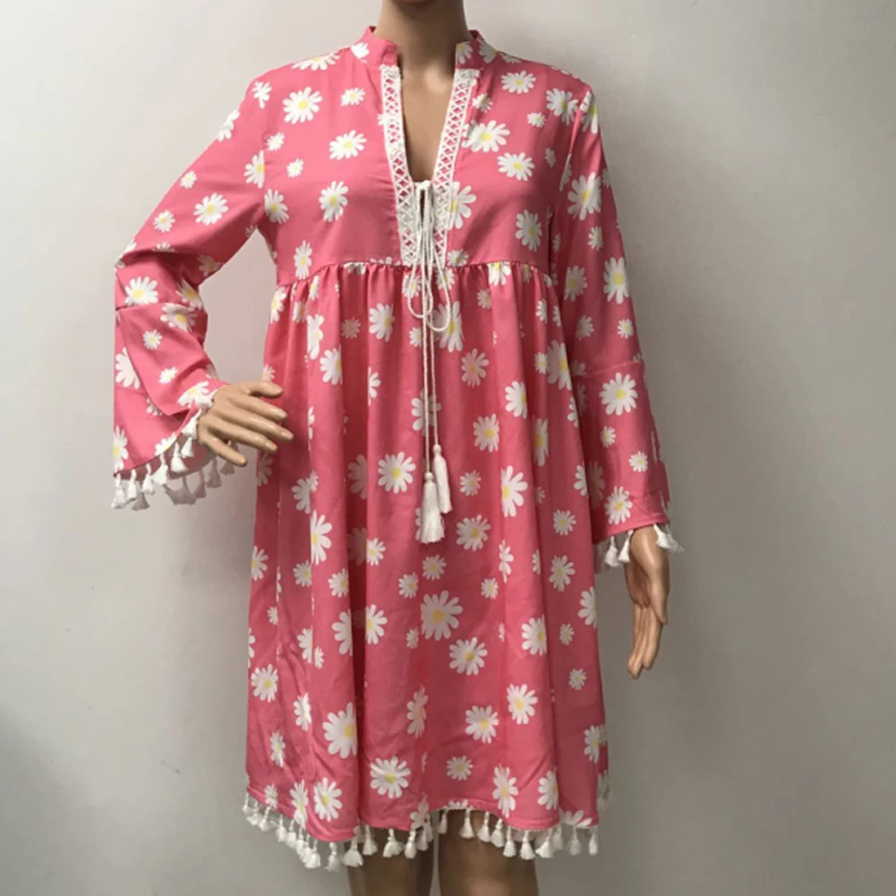 Брендовое Новое Сексуальное Женское Платье в стиле бохо летнее короткое