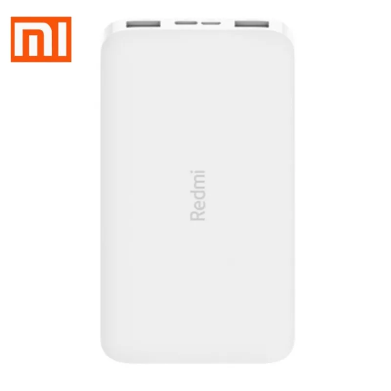 Xiao mi Red mi power Bank 10000 мАч power bank QC3.0 портативное зарядное устройство 2 usb-порта аккумулятор внешний аккумулятор mi power Bank 10000 мАч