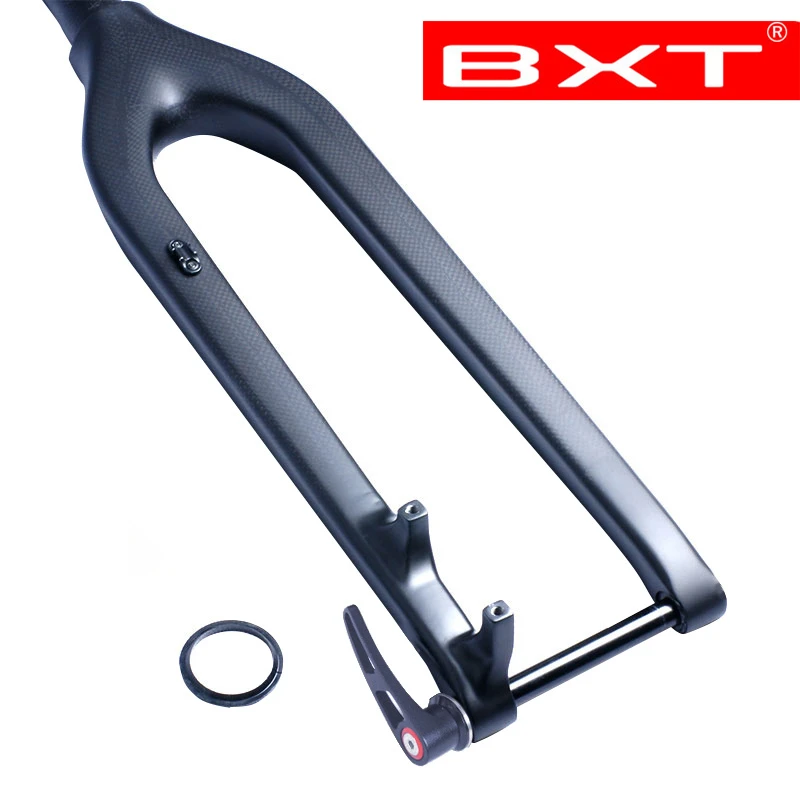 29er mountain bike full carbon fiber fork 3k/ud Tapered Thru Axle 15mm bicycle Fork matt /glossy mtb carbon fork