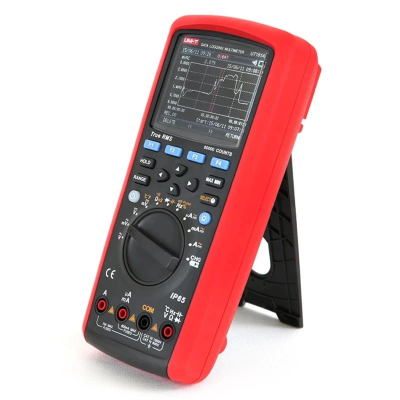UNI T UT181A True RMS Авто Диапазон мультиметр IP65 Промышленный Цифровой 60000 граф