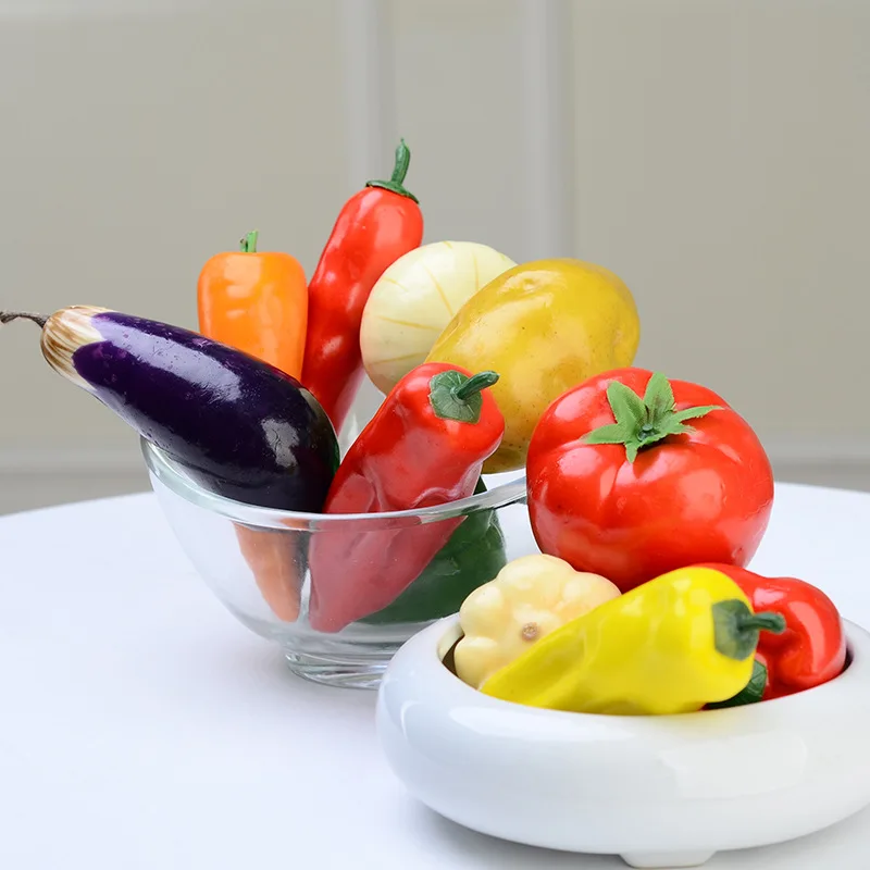 12 шт. набор искусственных овощей для украшения кухни | Дом и сад