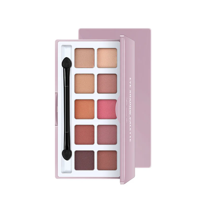 10 цветов палитра теней для век водостойкая не Цветущая матовая латины Обнаженная