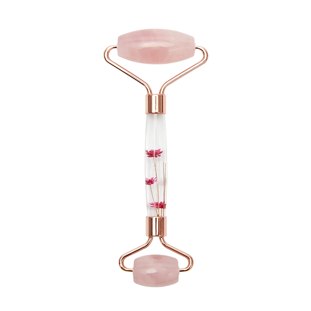 

Eternal Flower Gua Sha Scraper Jade Roller Facial Jade Massager Resin Rod Facial Beauty Massager for Eye Face Chin Arm Body Back