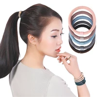 korean version of solid color hair accessories high elastic bold rubber bband for woman fashion hair tie new hair accessories