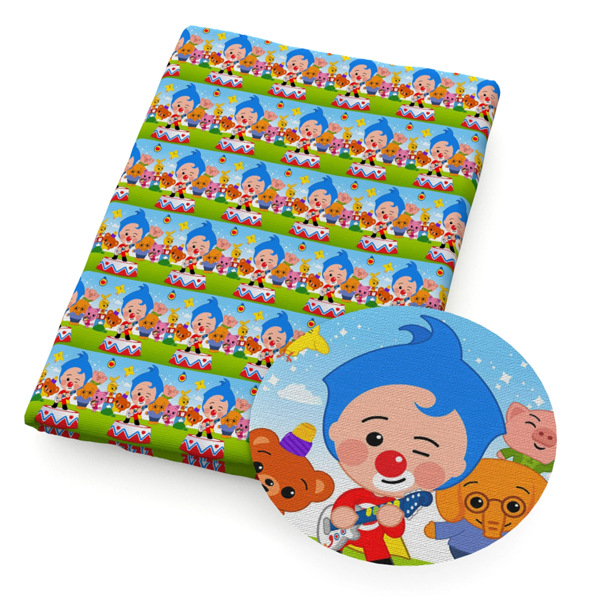 Новый дизайн Лоскутная ткань из полиэстера и хлопка с принтом льва тканевая для