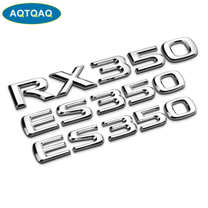 AQTQAQ 1 шт. 3D металлический ES350 RX350 автомобильный боковое крыло задний багажник