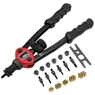 Набор автоматических инструментов для заклепки, комплект тяжелых гибких ручных инструментов для M3 M4 M5 M6 M8 M10