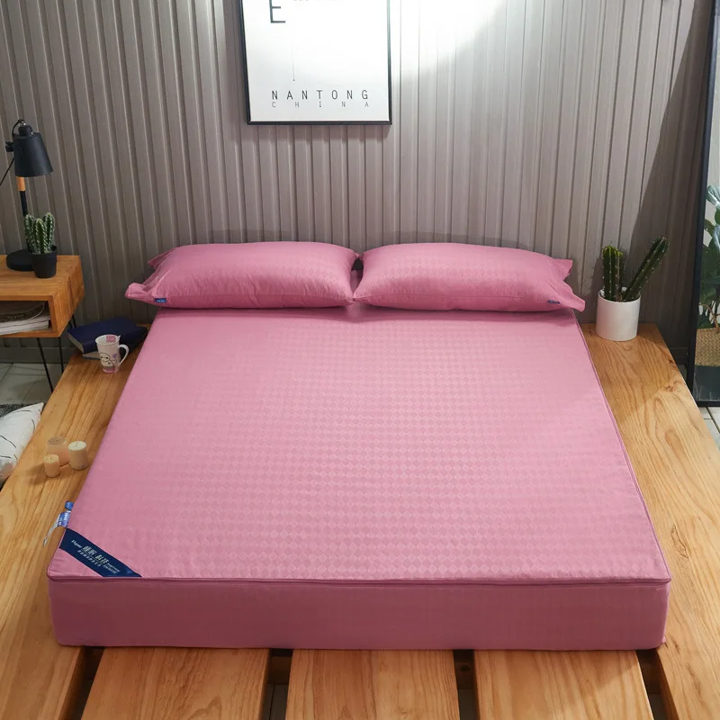 Чехол для матраса на молнии универсальный нескользящий наматрасник с 6 сторон