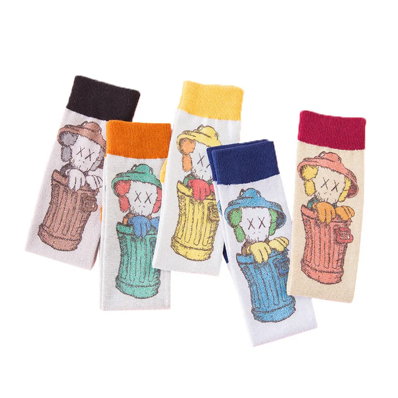 

Women socks Cute Female skateboard Socks Christmas gifts for womenColorful Cartoon Cute Funny Kawaii socks