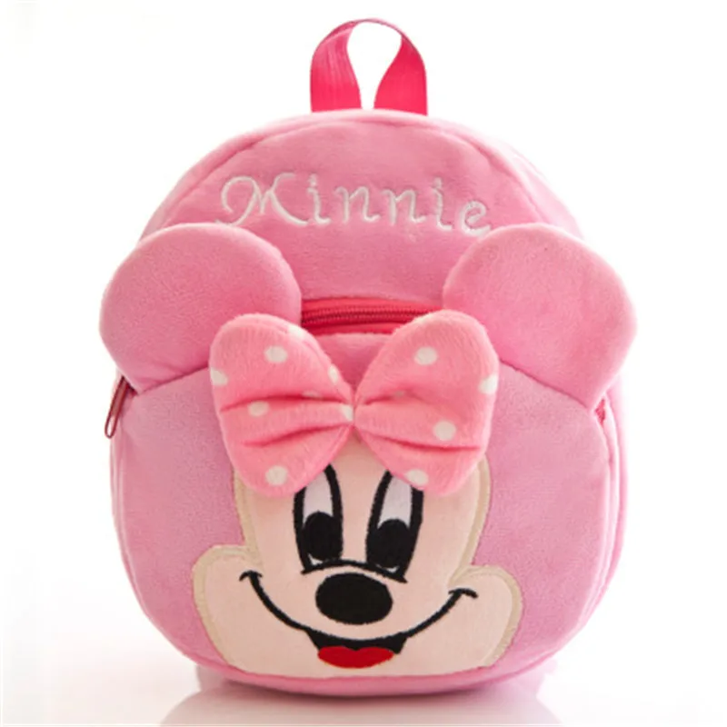 Minnie2 Милый детский плюшевый рюкзак с героями мультфильмов, мини-сумка, детский подарок, Студенческая сумка для мальчиков и девочек, милый кошелек, рождественский подарок - Цвет: Minnie2