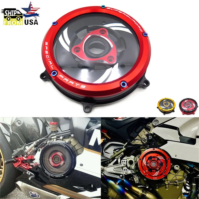 Бесплатная доставка на вторичном рынке запчасти для мотоциклов Ducabike прозрачная