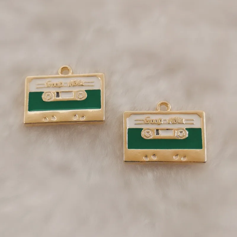 10 шт. эмаль подвеска в форме камеры фонограф ТВ лента Классический