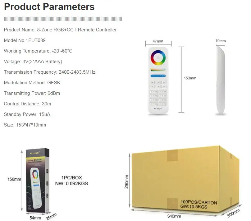 wifi 5 in 1 led strip controller WL5 dimmer DC12~24V can smart phone APP/remote control/Alexa/Google Assistant voice control